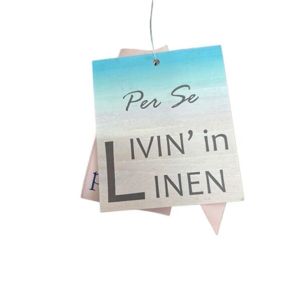 Per Se Linen Tropical Floral Shorts NWT 3X - Picture 3 of 6